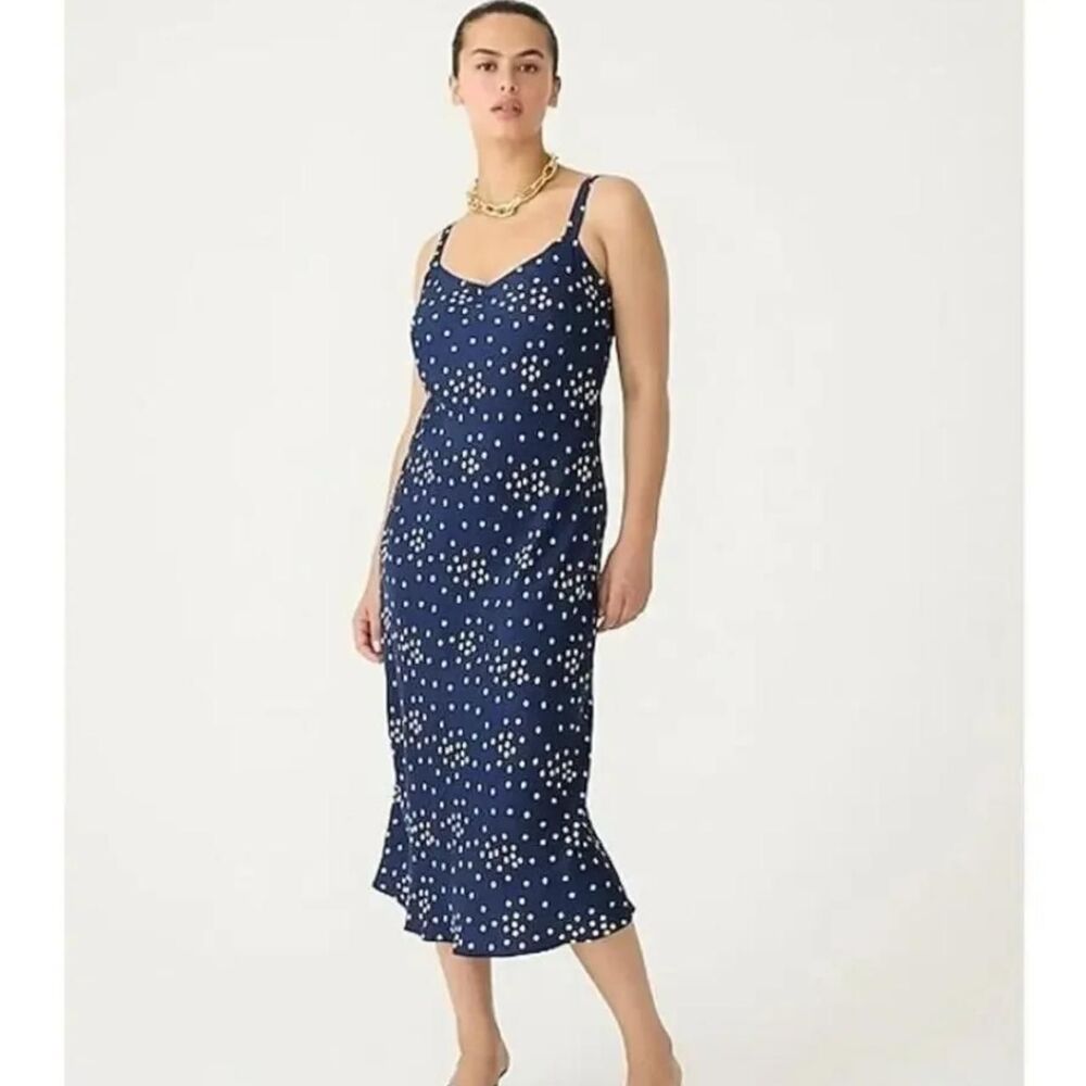 Jcrew Women's Navy and Blue Dress
